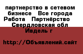 партнерство в сетевом бизнесе - Все города Работа » Партнёрство   . Свердловская обл.,Ивдель г.